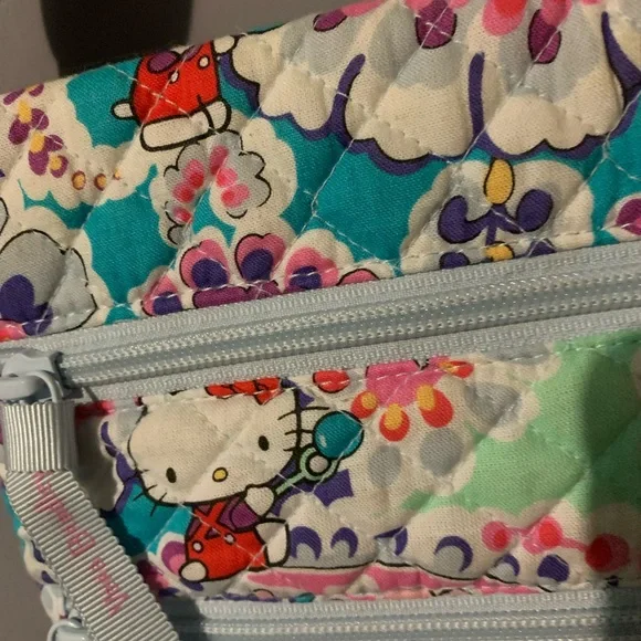 Vera Bradley Hello Kitty Paisley Triple Zip Hipster - Picture 4 of 7